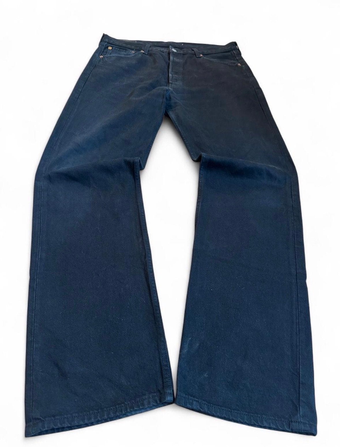 Levi's 501 Zwarte Jeans W36 L34 - Straight Leg, Kleding | Heren, Ophalen of Verzenden, Gedragen, Zwart, W36 - W38 (confectie 52/54)