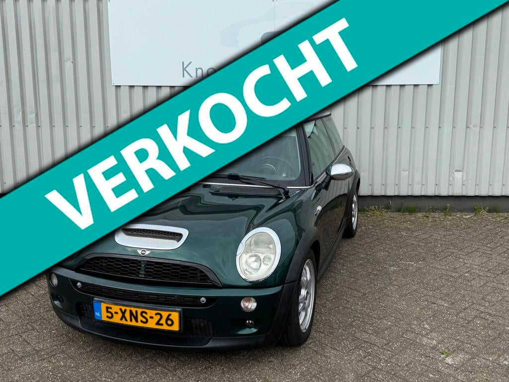 Mini Mini 1.6 Cooper S Schuifdak, Nieuwe Apk, Voorwielaandrijving, Stof, Gebruikt, 4 cilinders