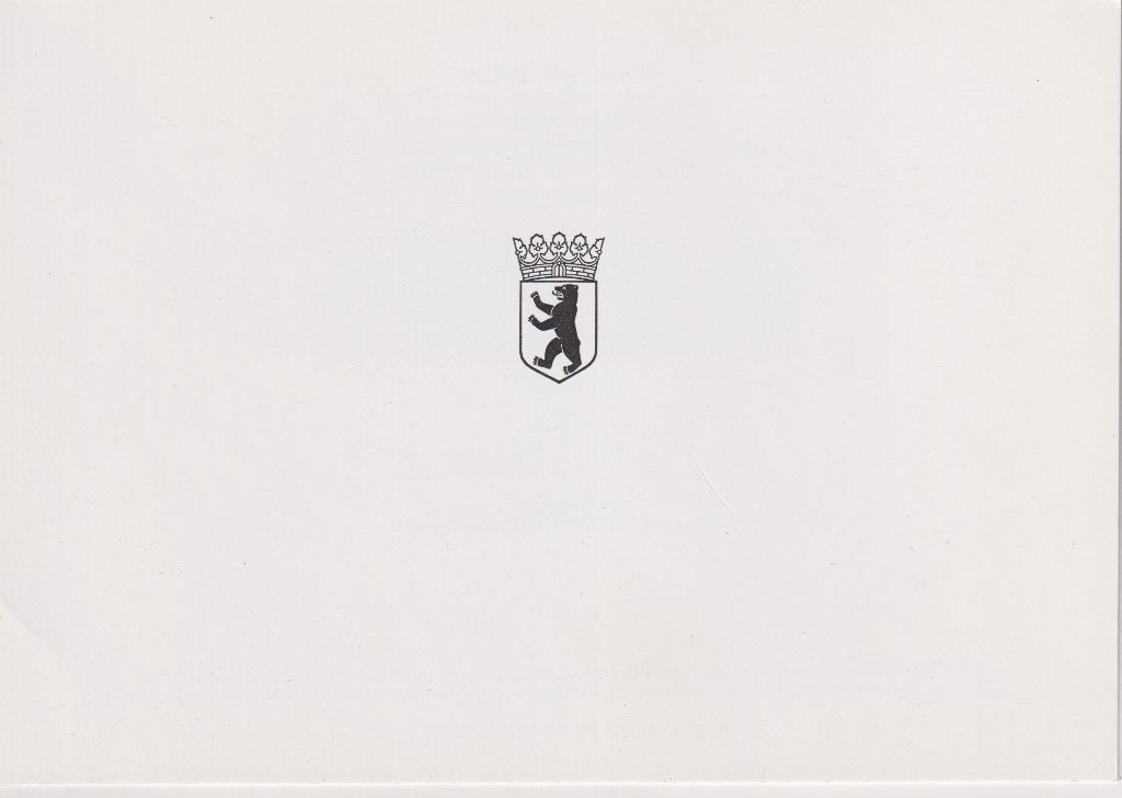 Duitsland 1988 Carnet Bondsdag en Filatelisten dag, Verzenden, Overige typen