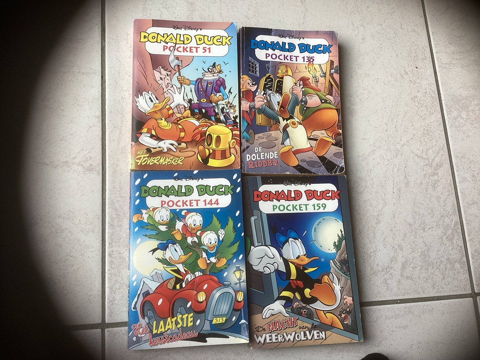 4 Donald Duck pockets, Meerdere comics, Ophalen of Verzenden, Gelezen, Europa