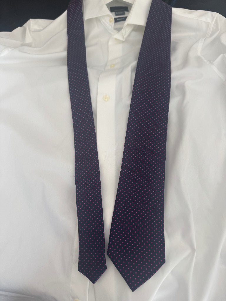 donkerblauwe stropdas, Ophalen, WE, Blauw, Zo goed als nieuw