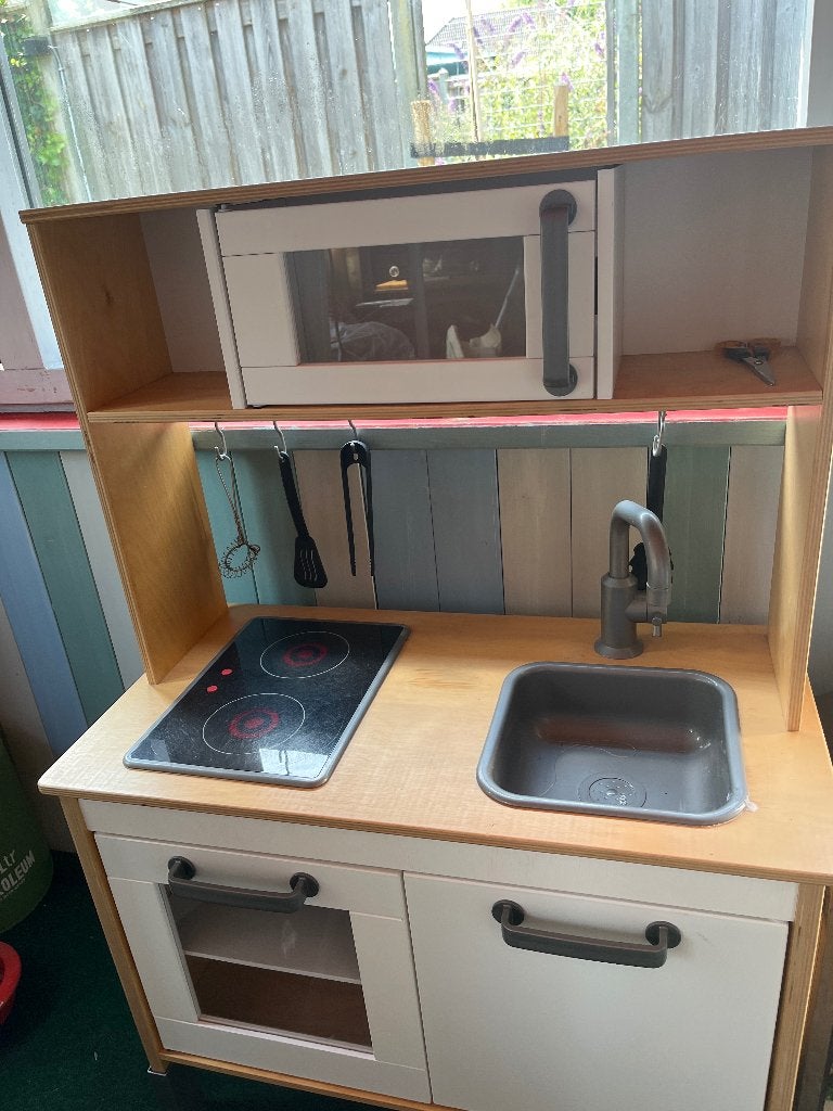 Kinderspeelgoed keukentje, Ophalen of Verzenden, Zo goed als nieuw, Hout, Speelkeuken