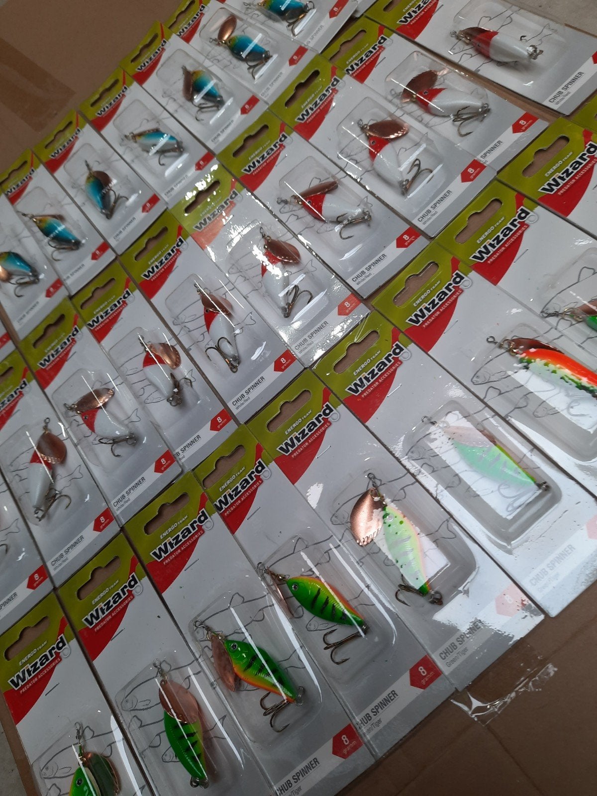 partij van 30 chub spinners van 8 gram, Wizzard, Nieuw, Ophalen of Verzenden, Info@wizzard.com