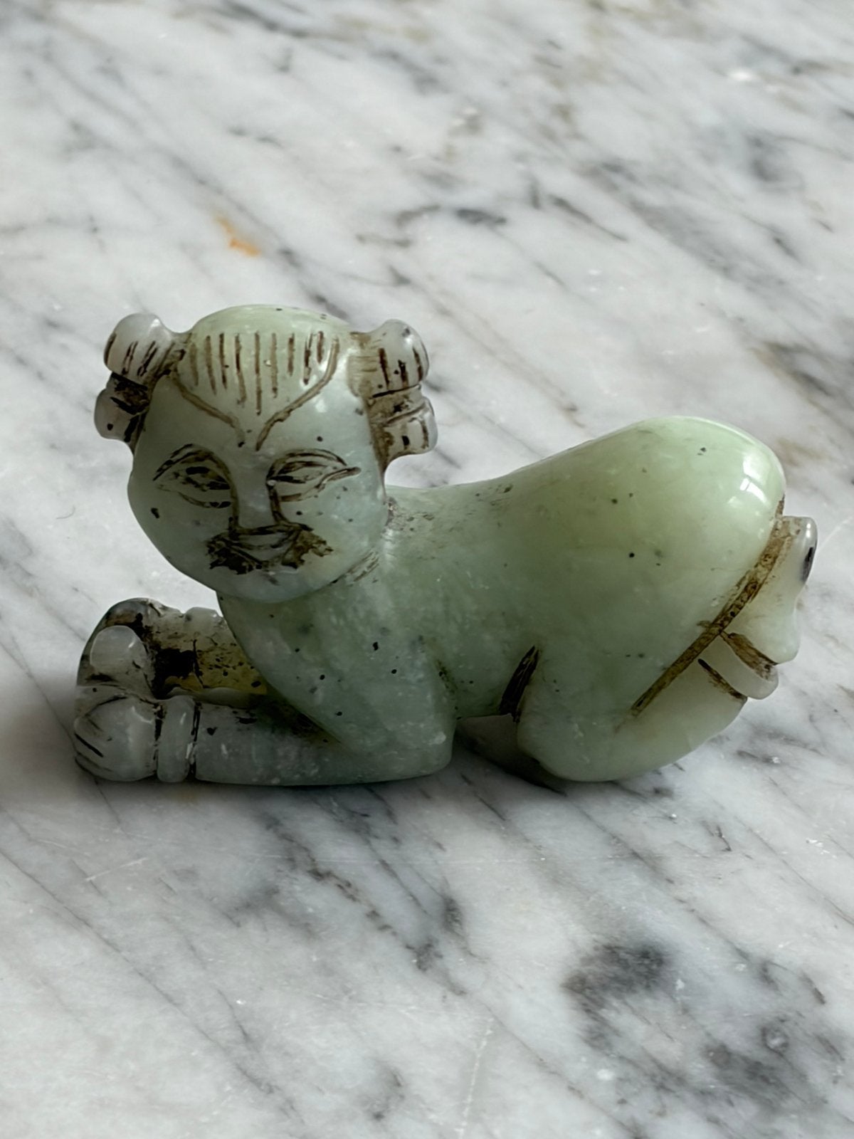 Antique Chinese Jade  Figurine, Ophalen of Verzenden