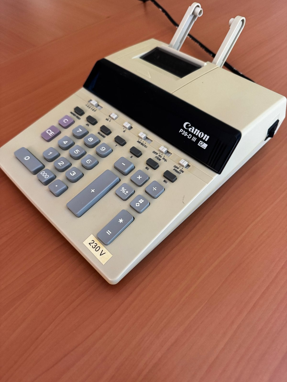 Rekenmachine Canon P39-DIII - met printmogelijkheid, Ophalen of Verzenden, Gebruikt