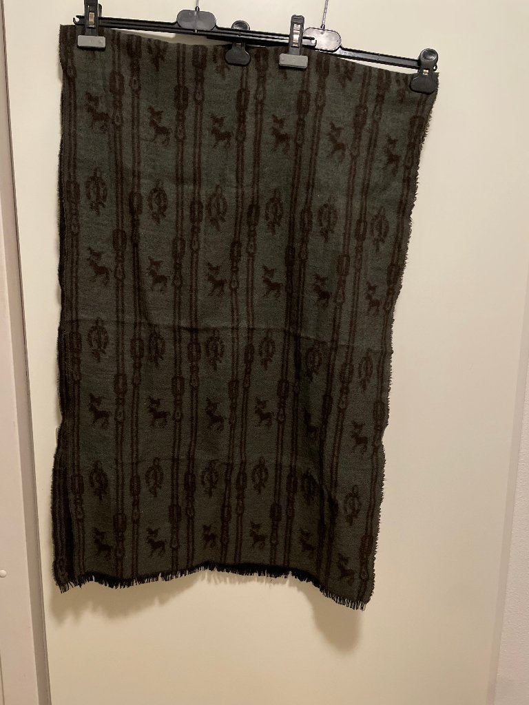 Gigue groen bruine sjaal, Gigue, Maat 46/48 (XL) of groter, Ophalen of Verzenden, Zo goed als nieuw