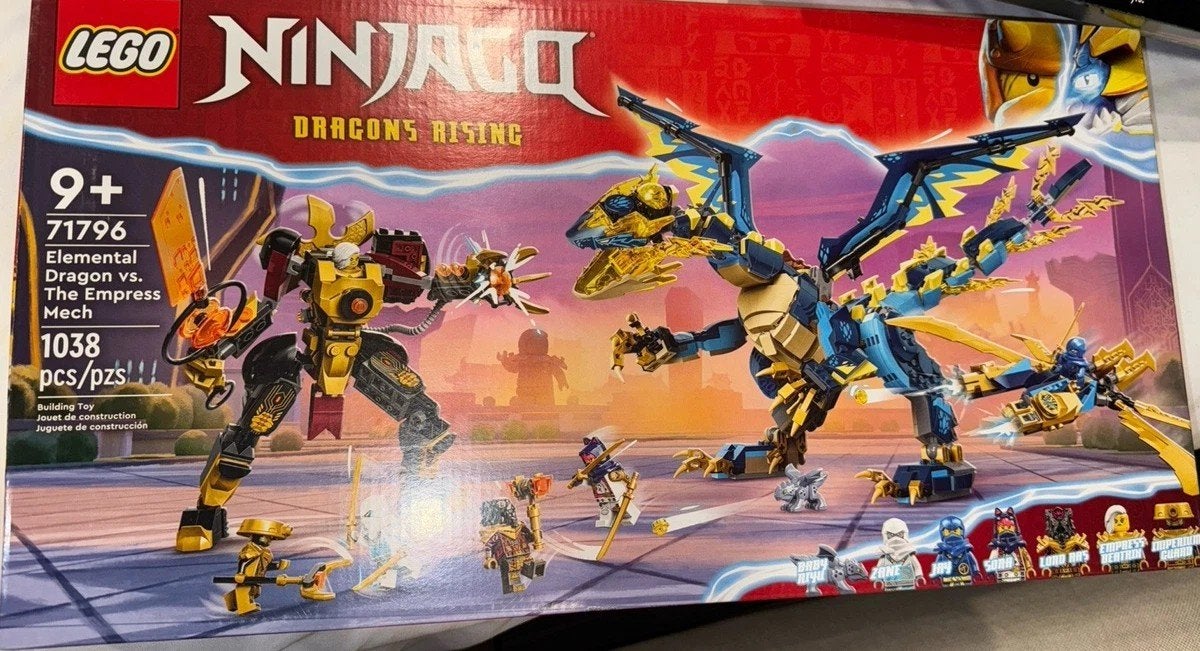 Lego Ninjago 71796 Elementaire Draak vs. Keizerlijke Mecha, Ophalen, Lego, Nieuw, Ongeopend/sealed