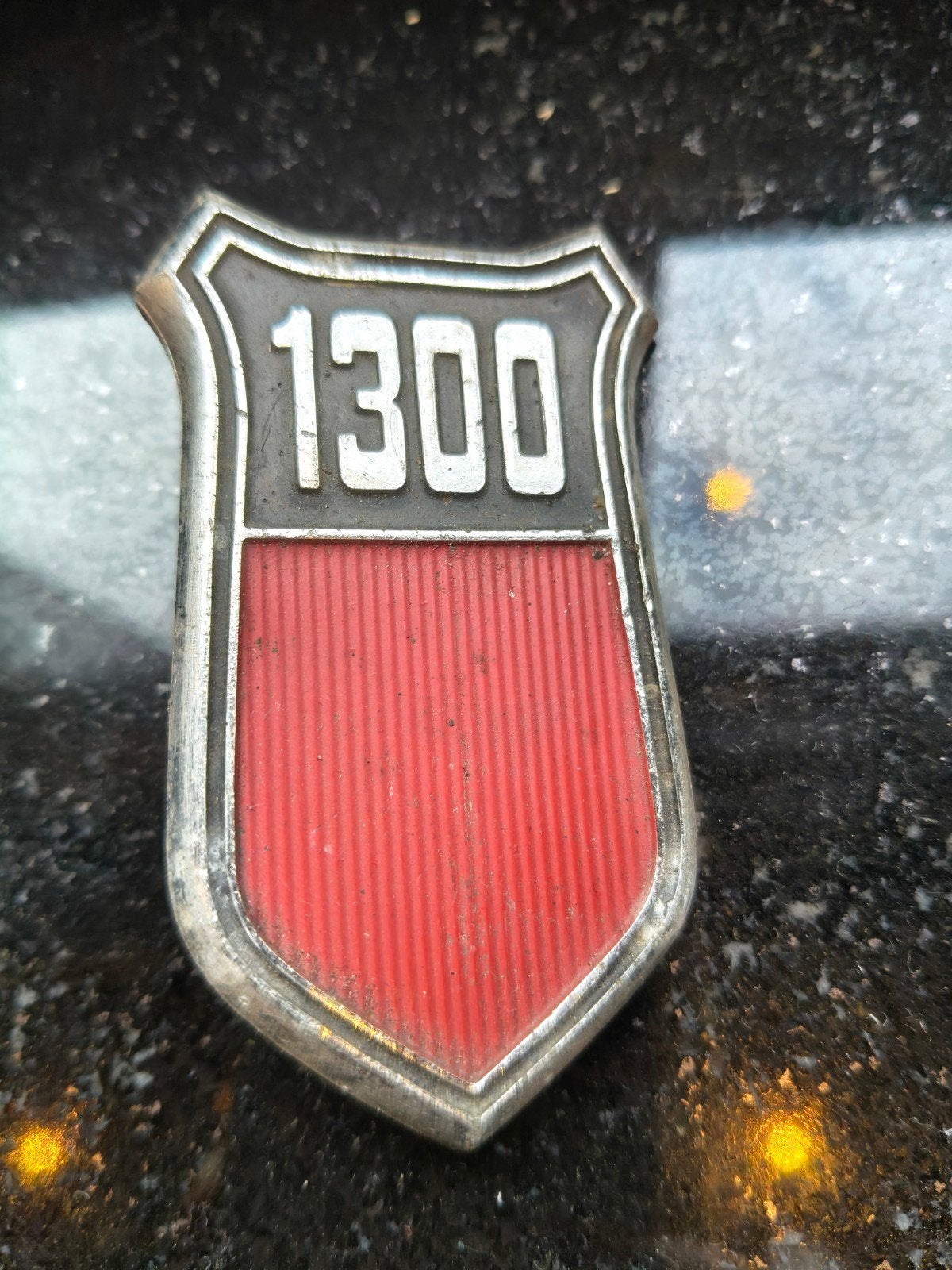 Ford 1300 Embleem Schild, Ophalen of Verzenden, Gebruikt, Ford