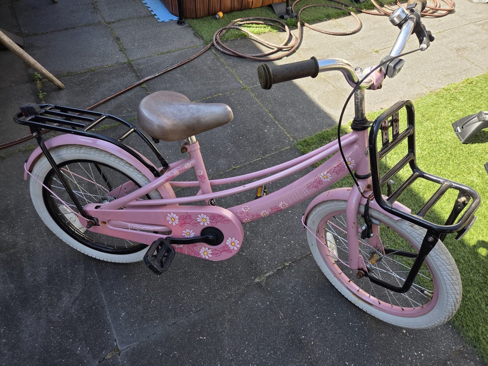 Popal kinderfiets 18 inch, Ophalen, Gebruikt, 16 tot 20 inch