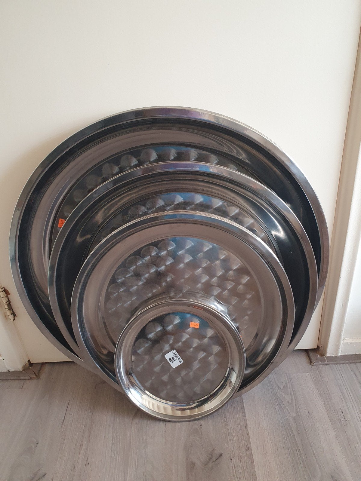 Verschillende dienbladen (Sini-Tepsi)70 cm/60 cm/50 cm/30 cm, Huis en Inrichting, Rond, Nieuw, Ophalen of Verzenden, Metaal