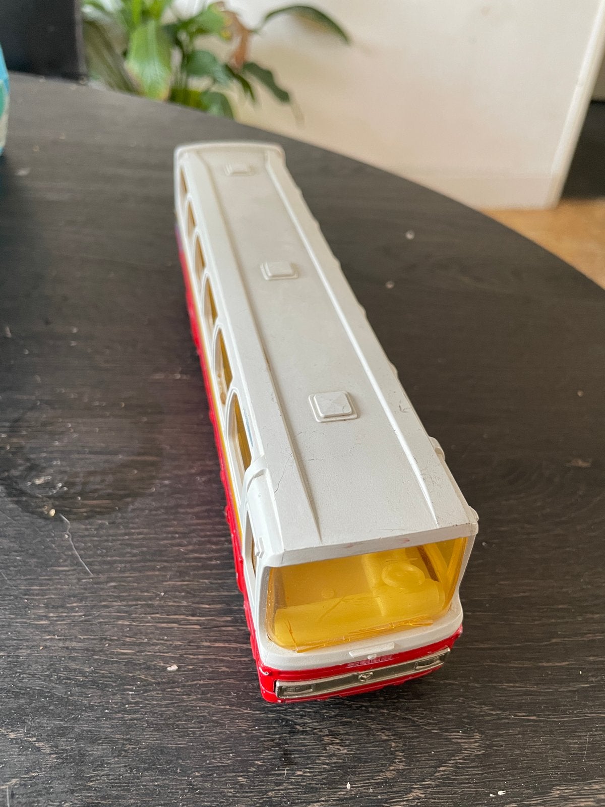 Majorette Mercedes Bus Jaren '70 - Schaal 1/55, Ophalen of Verzenden, Gebruikt