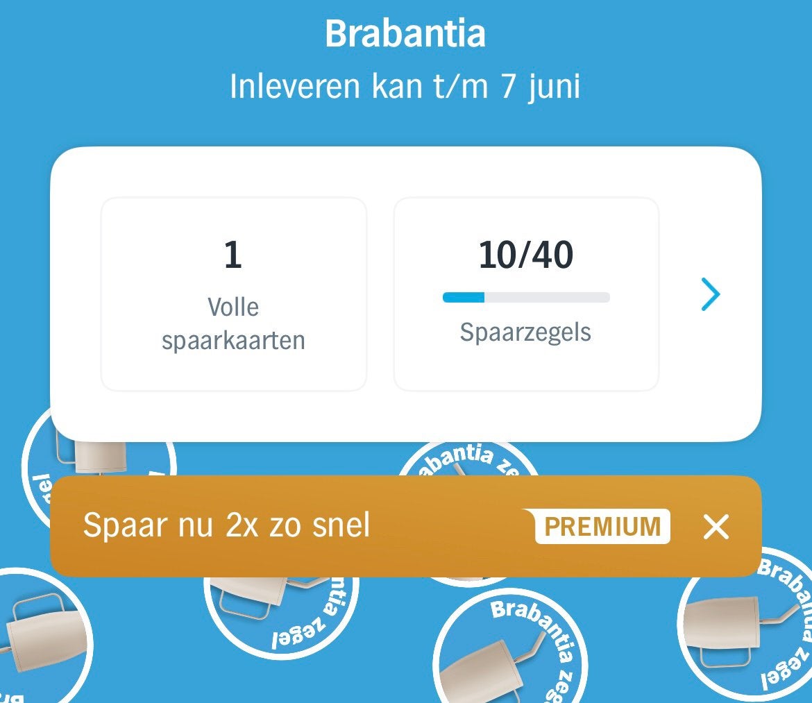50 Brabantiezegels / AH actie, Albert Heijn, Ophalen
