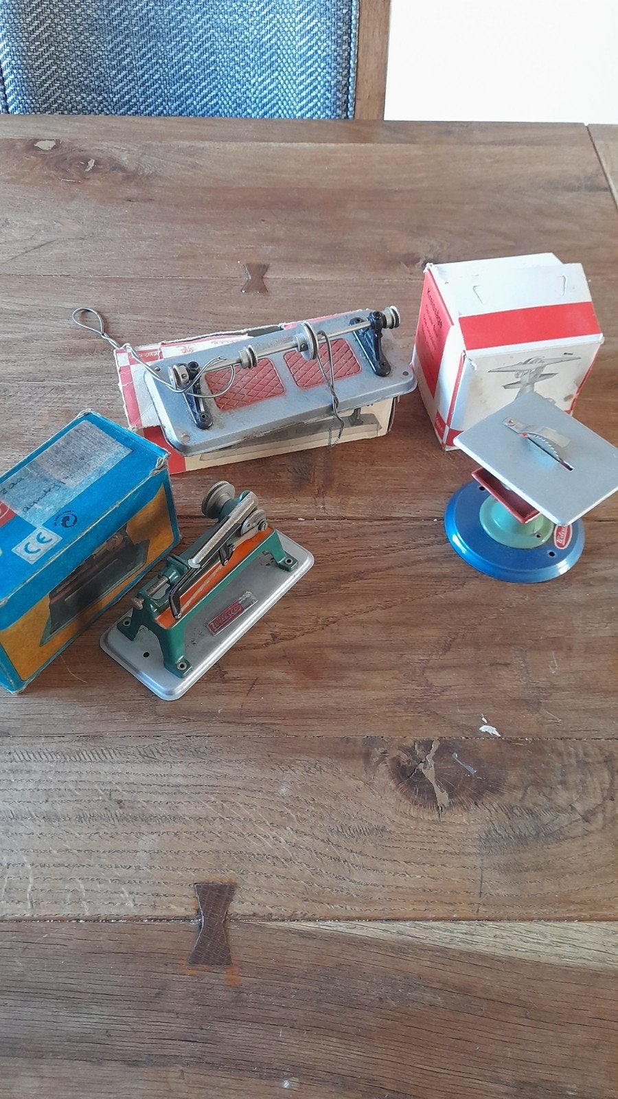 3x Wilesco Stoommachine Aandrijfmodellen in Originele Doos, Ophalen of Verzenden, Gebruikt