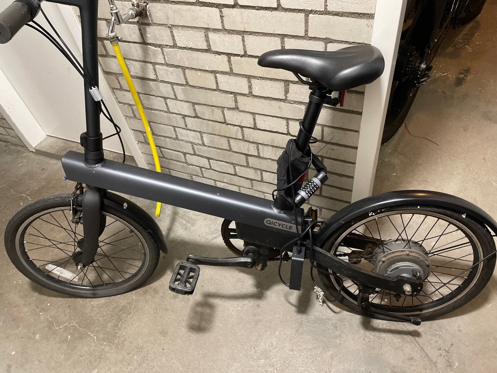 Qicycle opvouwbare elektrische fiets, 20 inch of meer, Gebruikt, Heren, Versnellingen