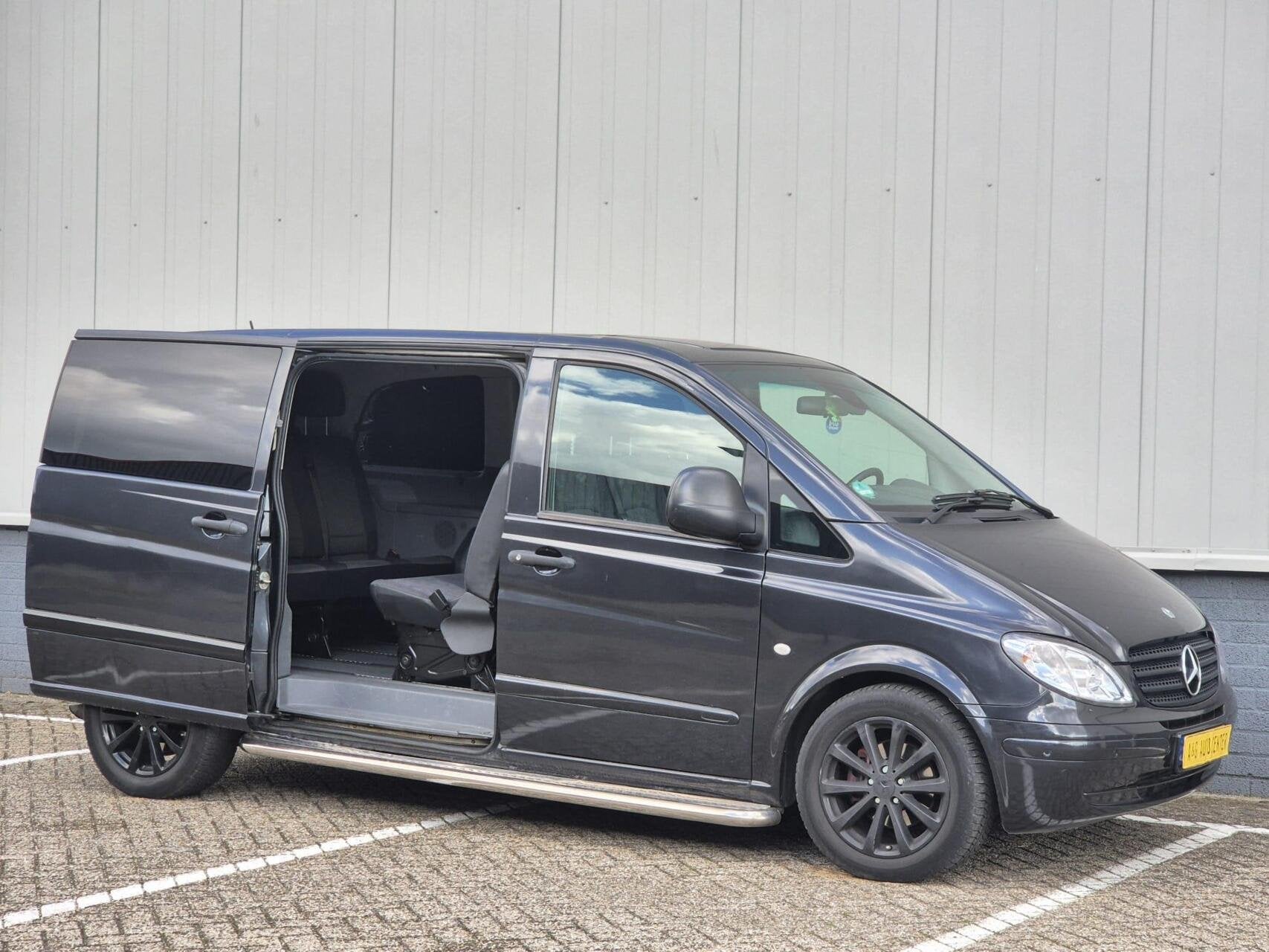 Mercedes Vito 120 CDI 320 V6 9 Pers VIP/1e Eig/204 PK/Airco, Automaat, Gebruikt, Overige carrosserieën, Leder en Stof