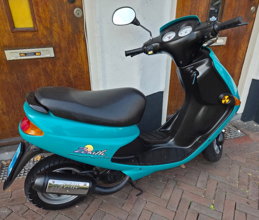 Peugeot Zenith Groen snor, rijdt 45 bij Scooterforyou, Fietsen en Brommers, Scooters | Peugeot, Ophalen, Gebruikt, Overige modellen
