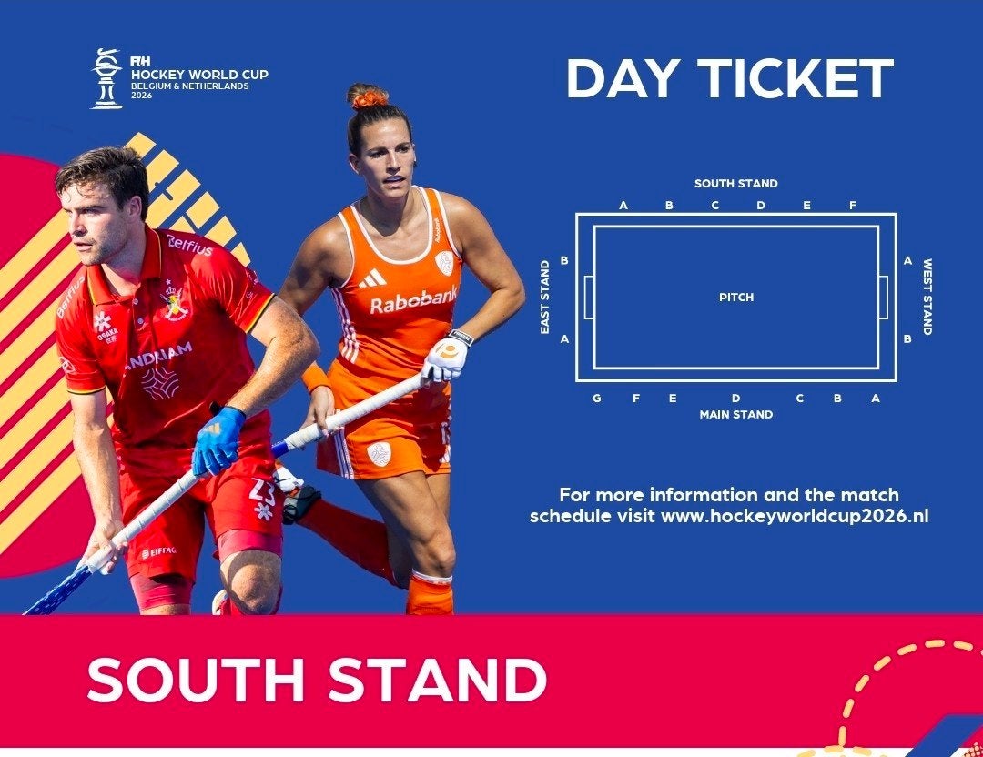 WK hockey FIH Hockey World Cup 21 augustus dames 4 tickets, Tickets en Kaartjes, Drie personen of meer