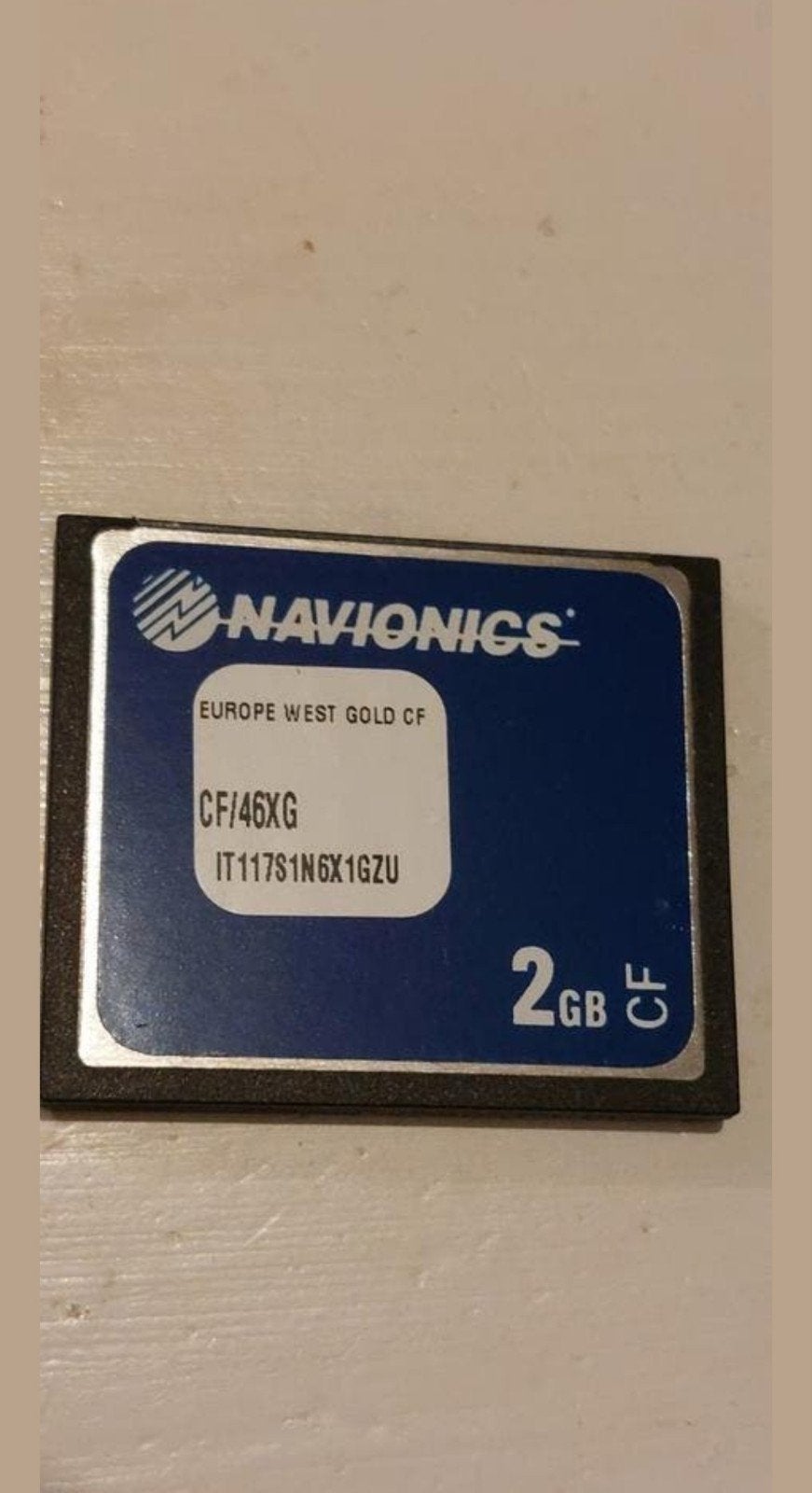 Navionics eurpe west gold kaartje, Ophalen of Verzenden, Zo goed als nieuw, Kaartplotter of Fish Finder