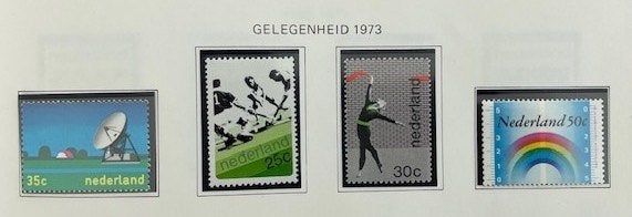 1973 Postfris 4x Gelegenheidszegels NVPH 1032#1035, Postzegels en Munten, Ophalen of Verzenden, Na 1940, Postfris