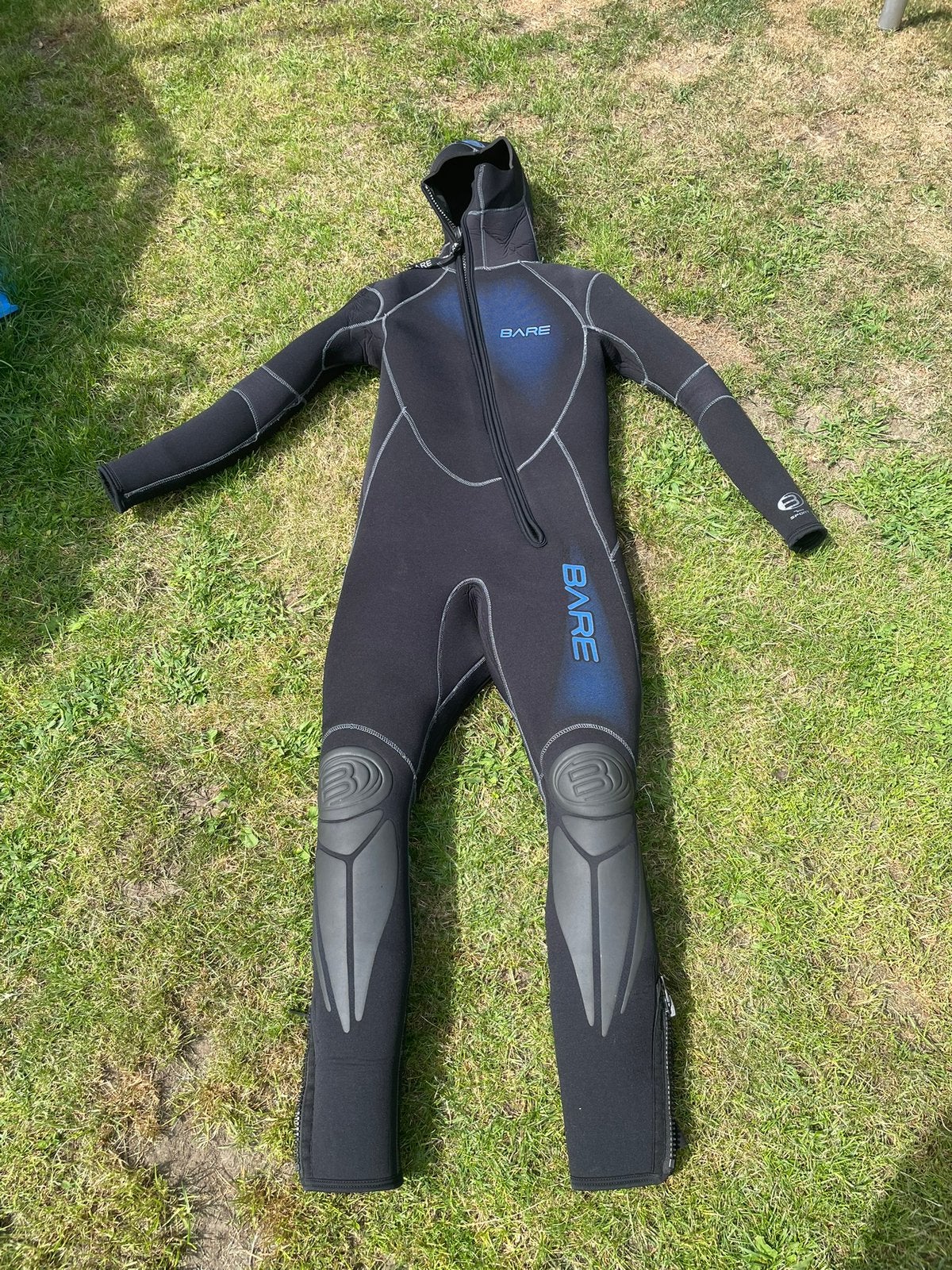 Wetsuit Bare Sport 7mm heren maat M hooded, Ophalen of Verzenden, Zo goed als nieuw, Duikpak