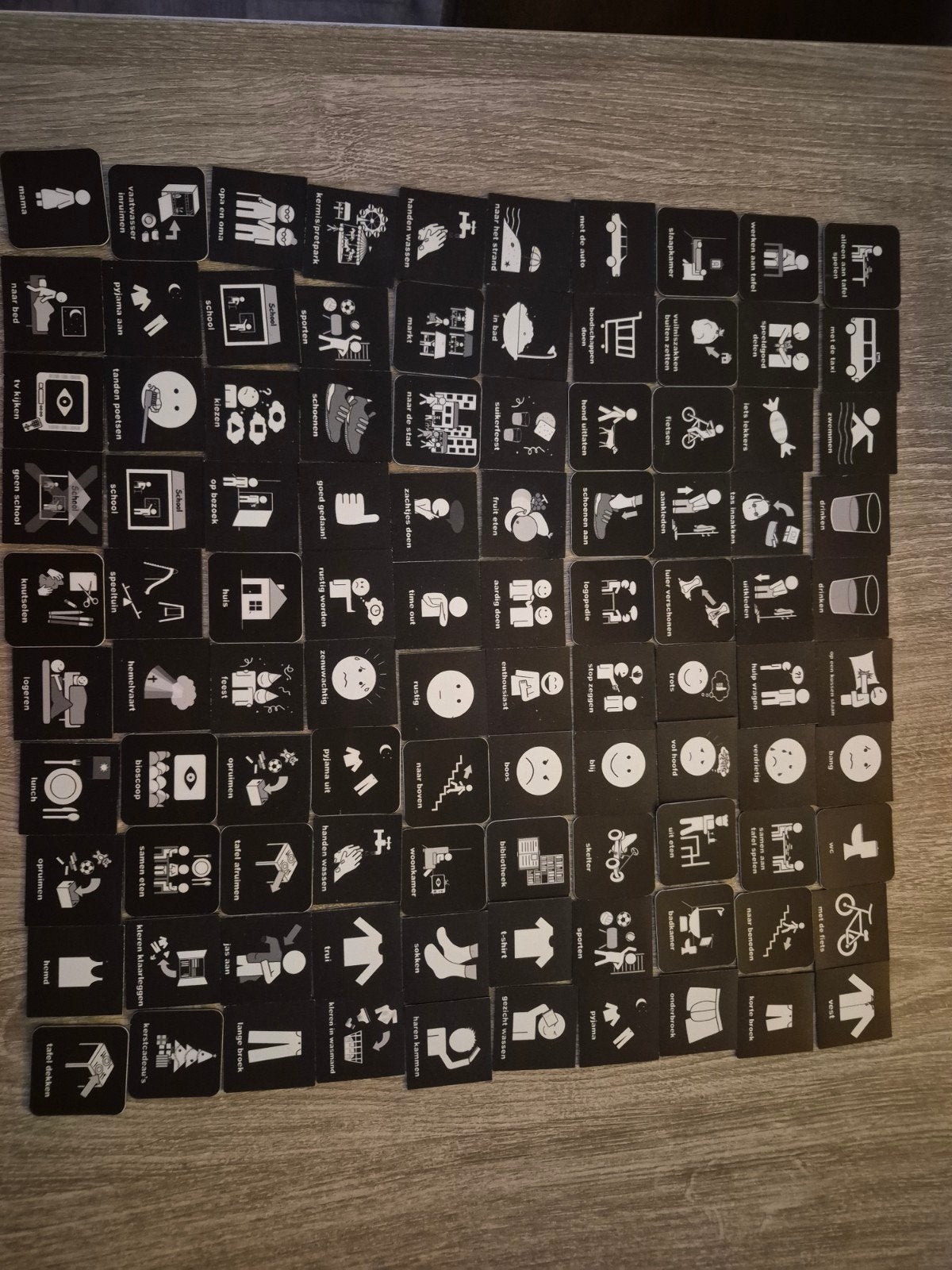 182 pictogrammen magneten voor week/dagplanning, Ophalen, Nieuw