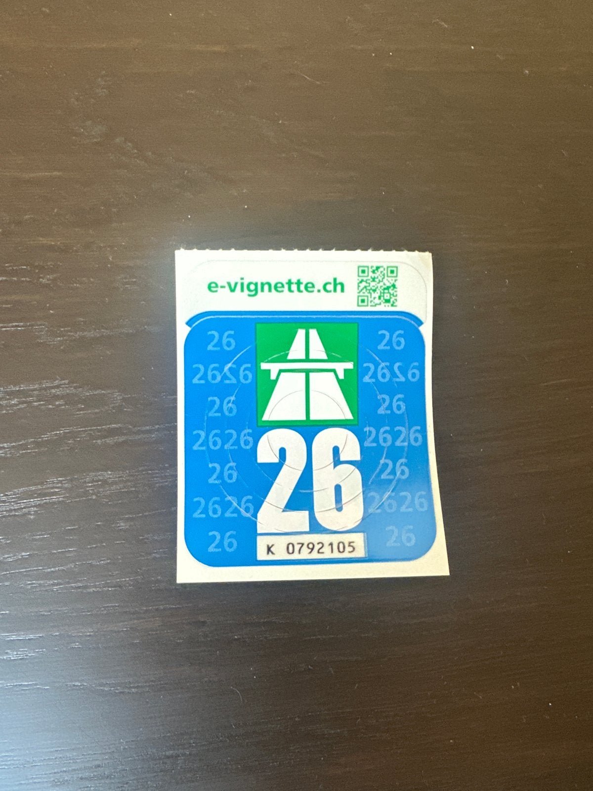 Vignet voor Zwitserland 2026., Tickets en Kaartjes, Autovignetten, Drie personen of meer