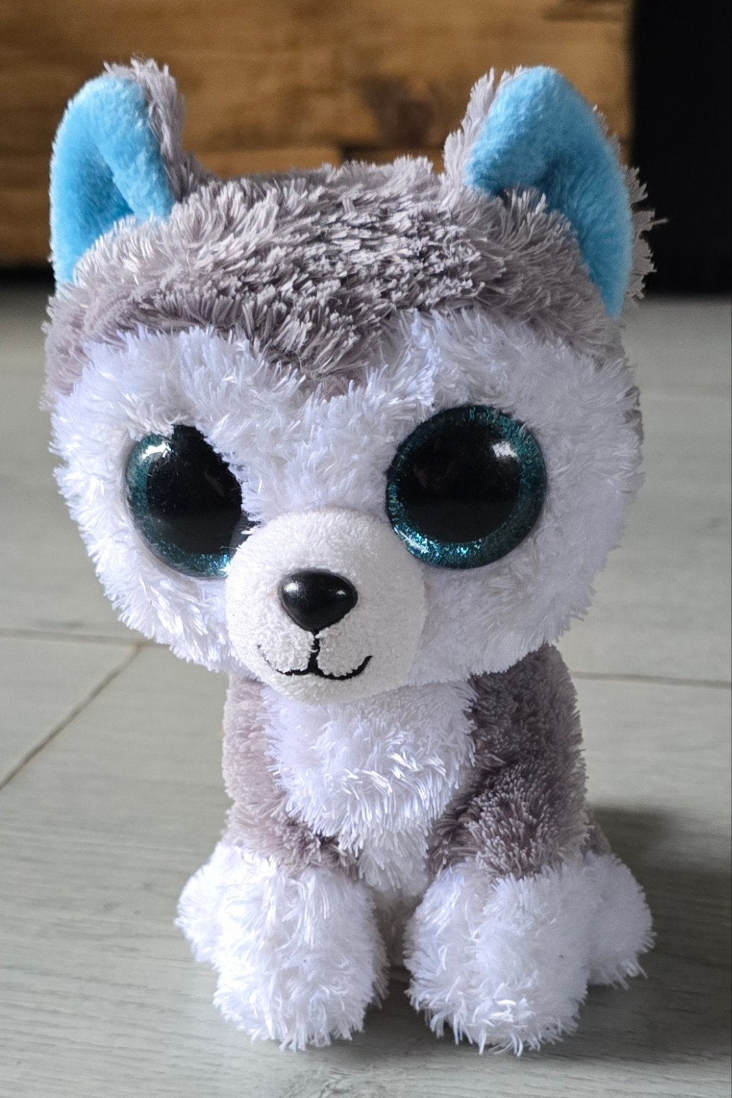 Ty Beanie Boo - Slush de Husky - 15 cm, Grijs, Zo goed als nieuw, Klein (minder dan 20 cm), Ty