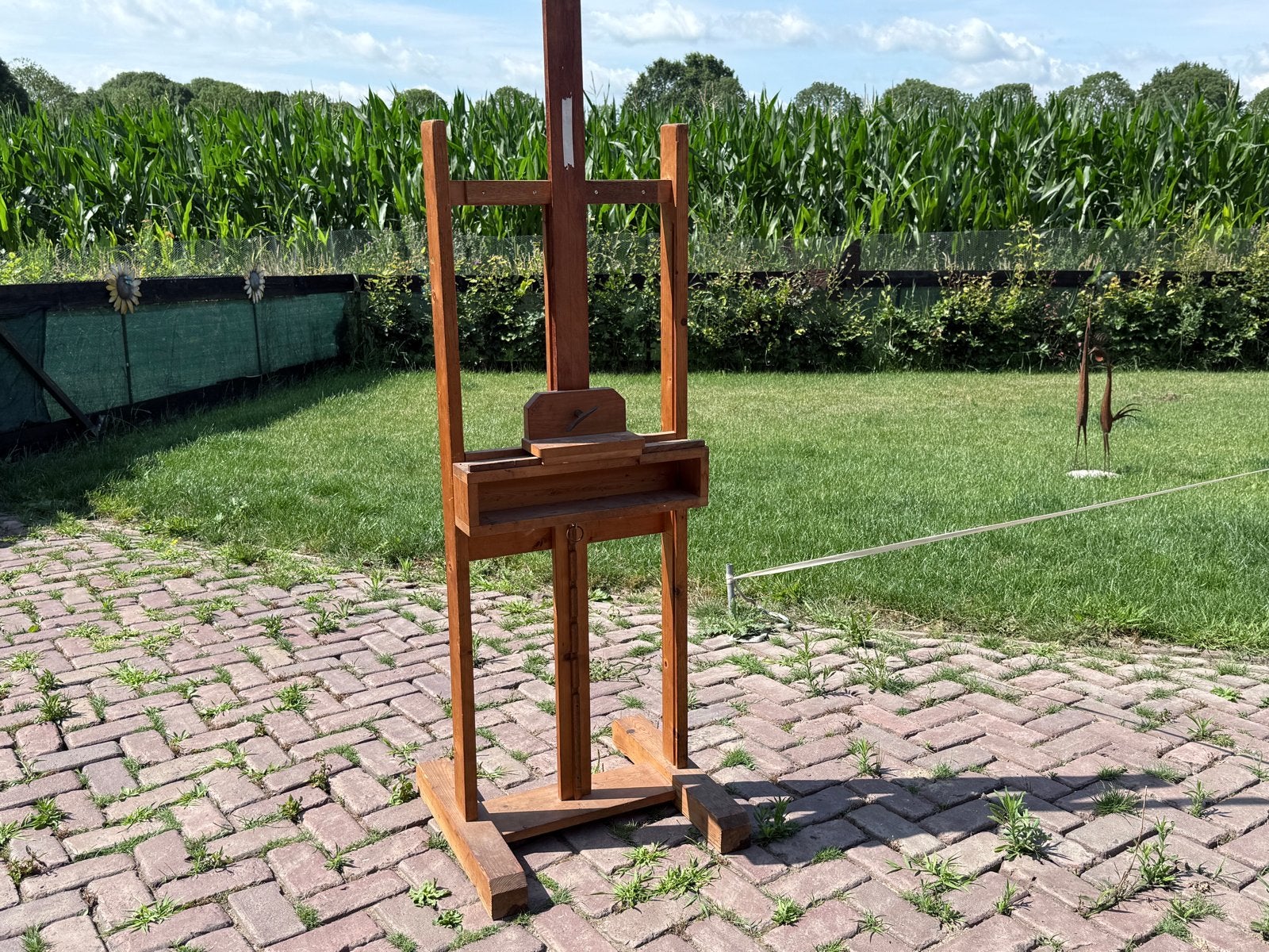 Oude schildersezel met handig opbergvak, Ophalen, Gebruikt, Ezel