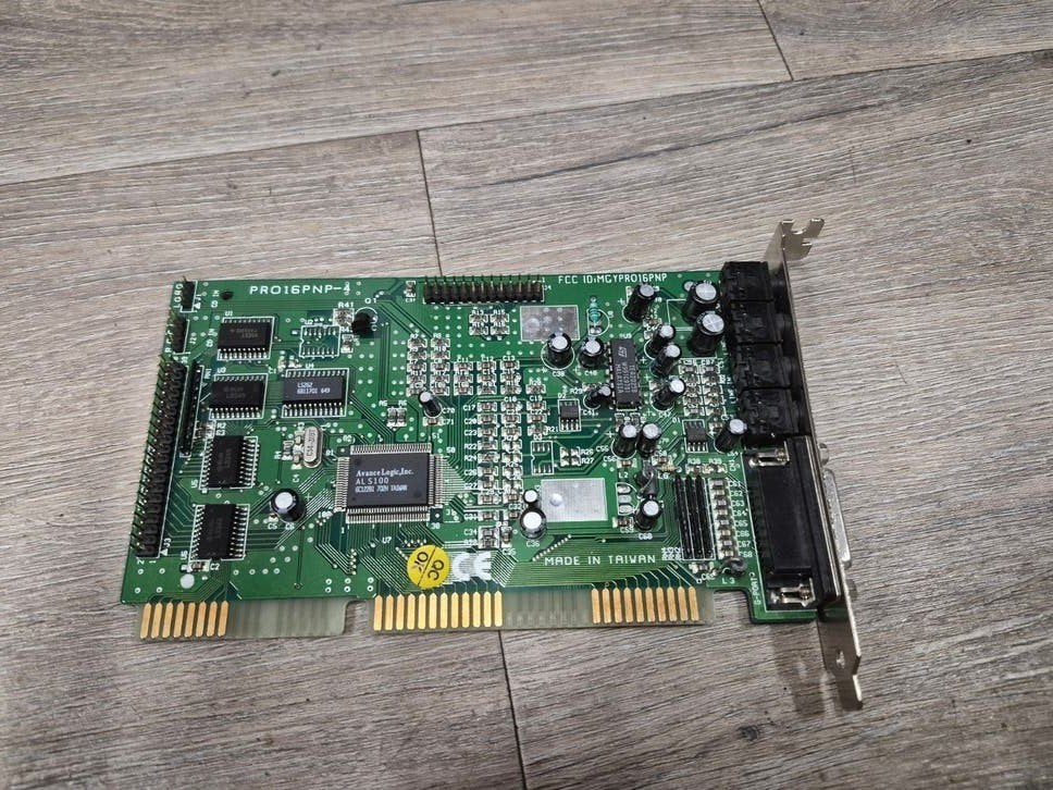 Vintage ISA geluidskaart PRO16PNP-4, Computers en Software, Ophalen of Verzenden, Onbekend