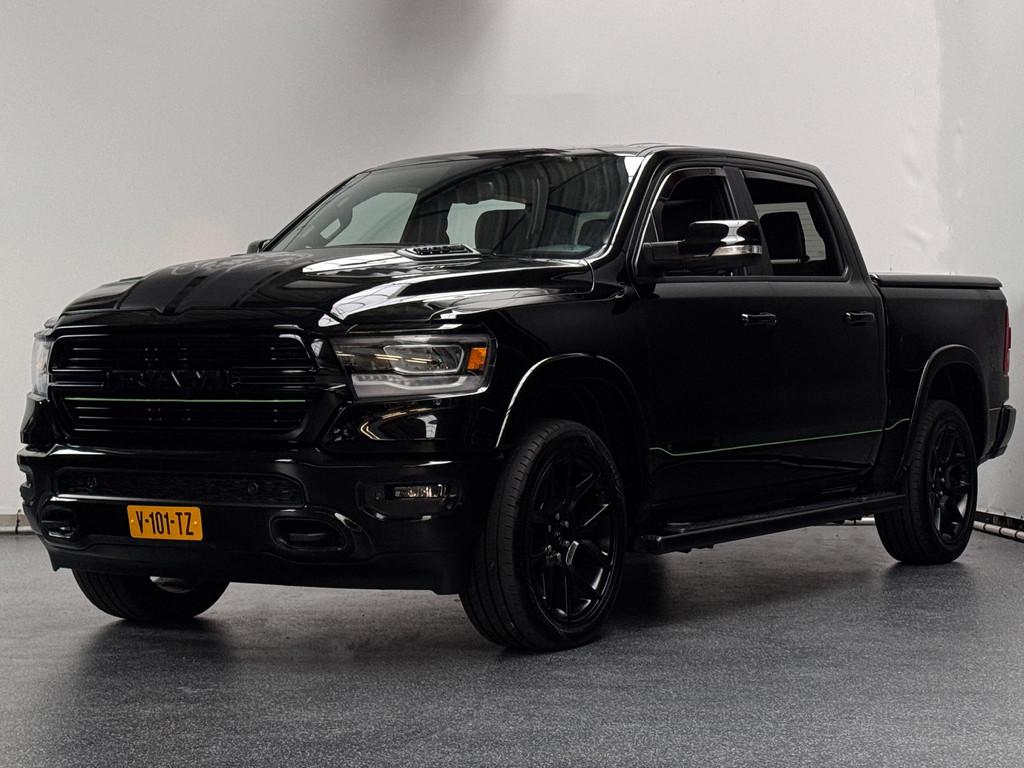 Dodge Ram 1500 5.7 V8 Crew Cab Laramie | Panorama | Luchtver, Auto's, Automaat, Gebruikt, Startonderbreker, Zwart