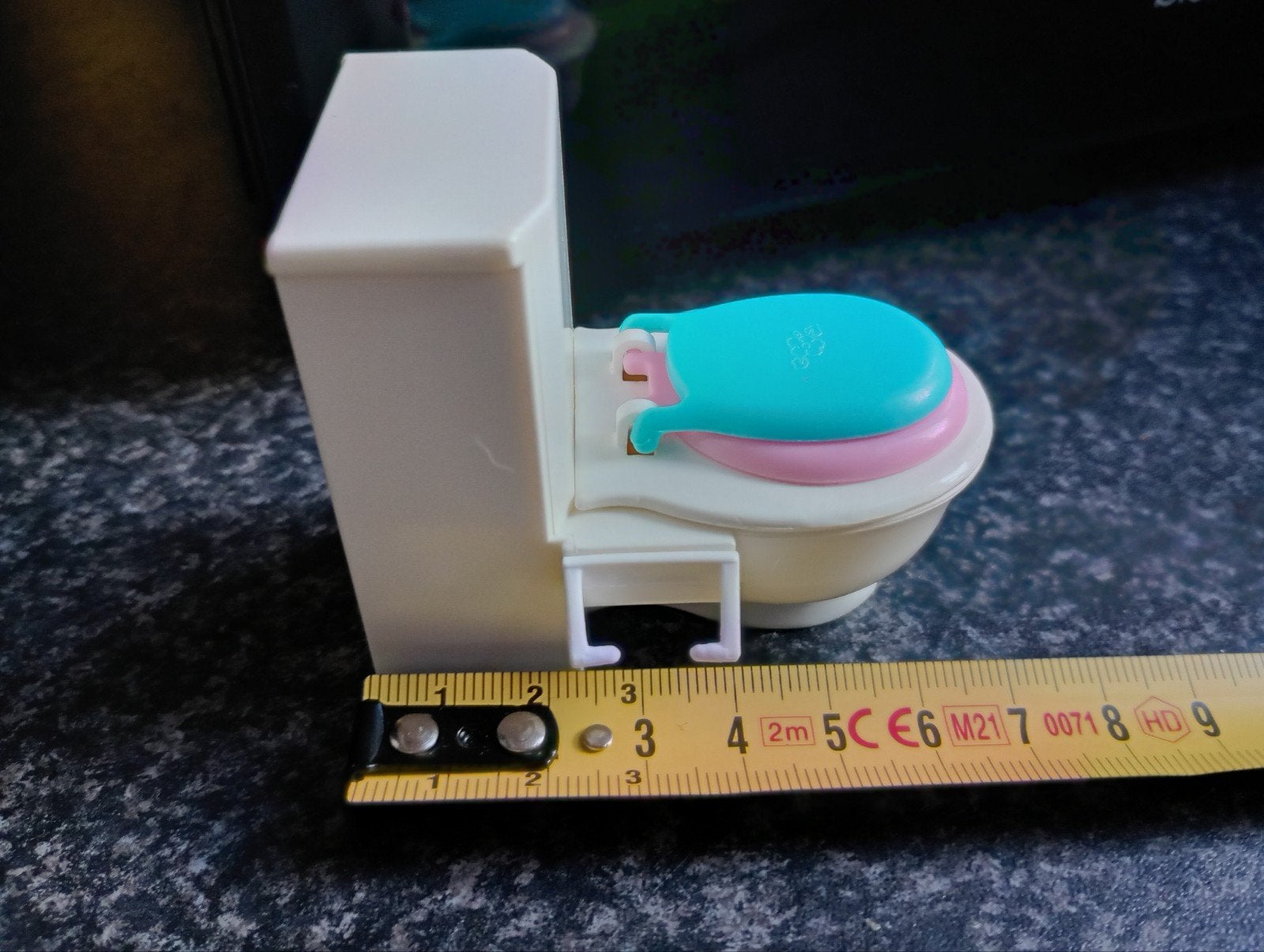 Vintage poppenhuis toilet, Mattel, Ophalen of Verzenden, Gebruikt, Jongen of Meisje