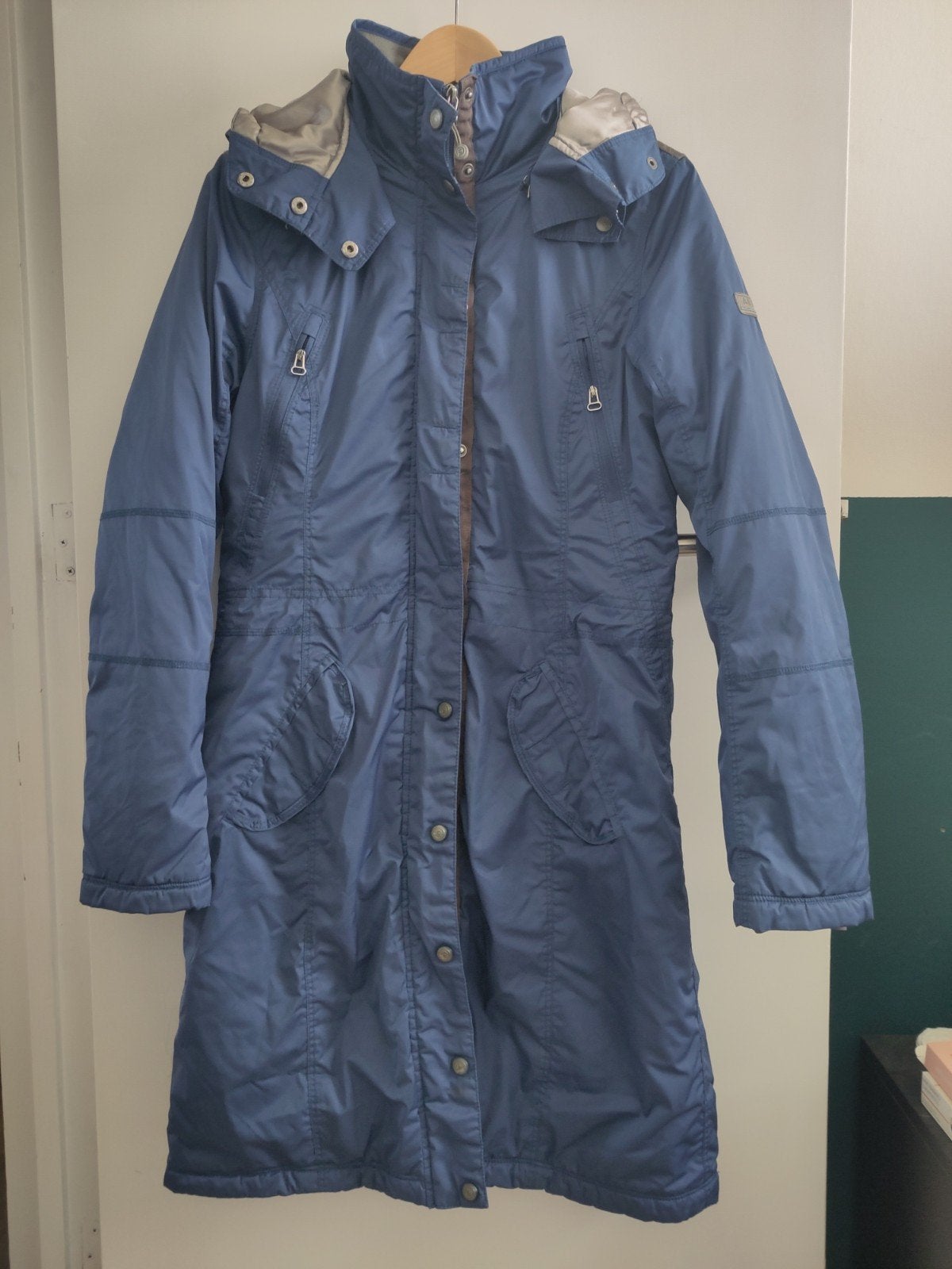 Winter(rij)jas ANKY maat M, Dieren en Toebehoren, Blauw, Dressuur, Ophalen of Verzenden, Zo goed als nieuw