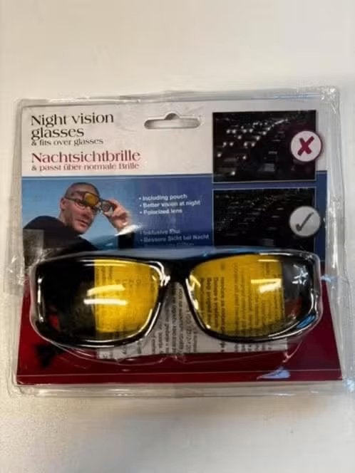 NIEUW! Nightvision nachtbril overzetbril €4,99, Ophalen of Verzenden, Nieuw