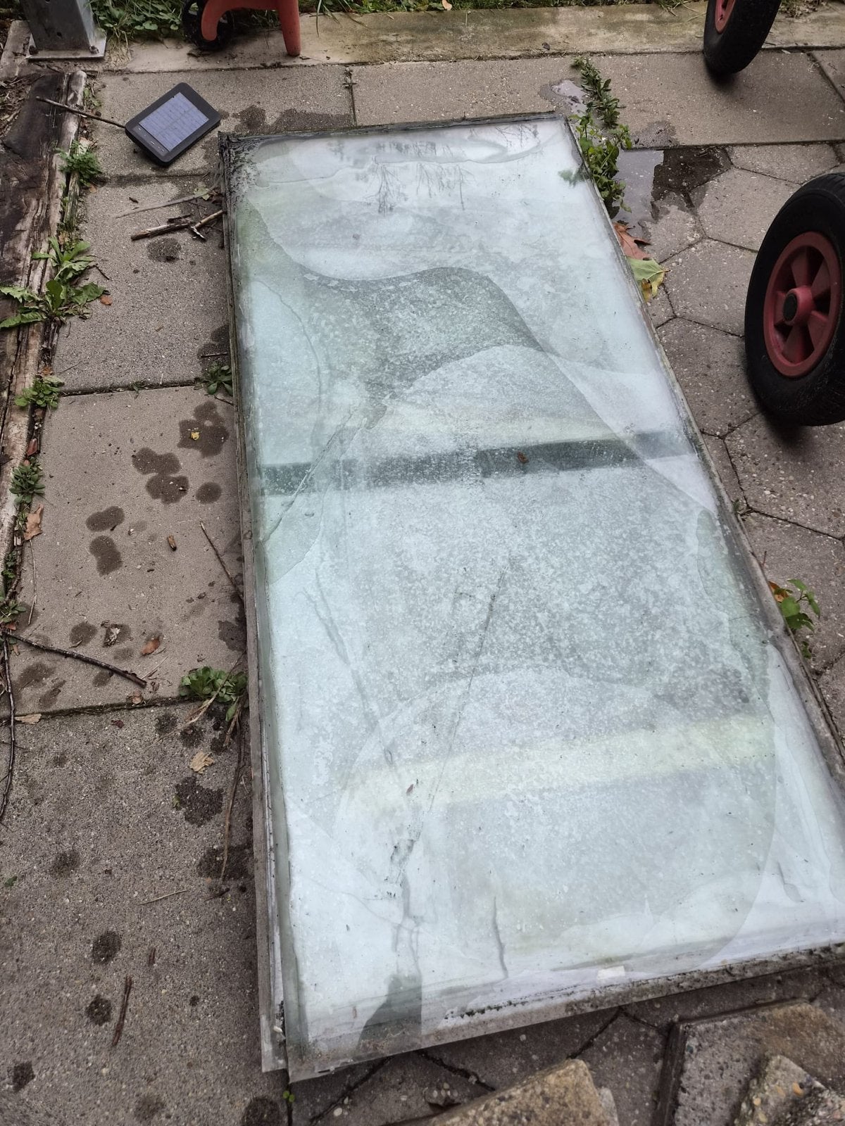 Glasplaten 73x165 cm, 6 mm dik - ca. 8 stuks, Ophalen, Gebruikt, Minder dan 80 cm, 160 cm of meer