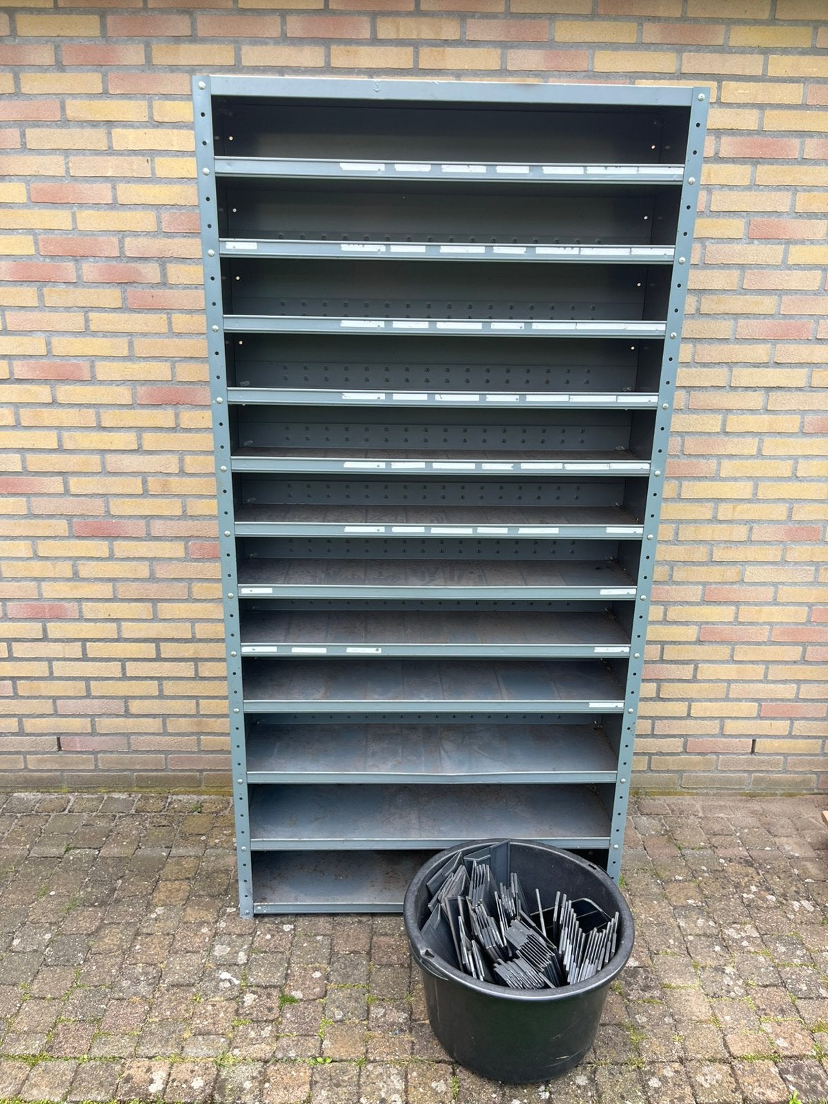 Te koop werkplaats kast garage kas vakjeskast, Ophalen, Gebruikt