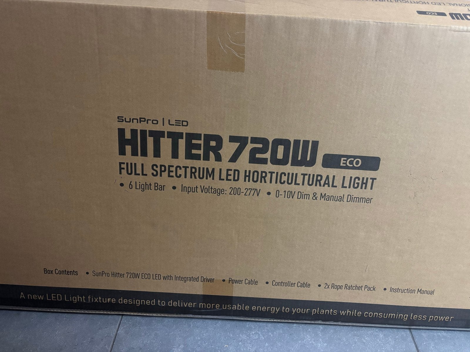 SunPro Hitter 720W ECO LED Kweeklamp Full Spectrum, Ophalen, Nieuw, Kweeklamp