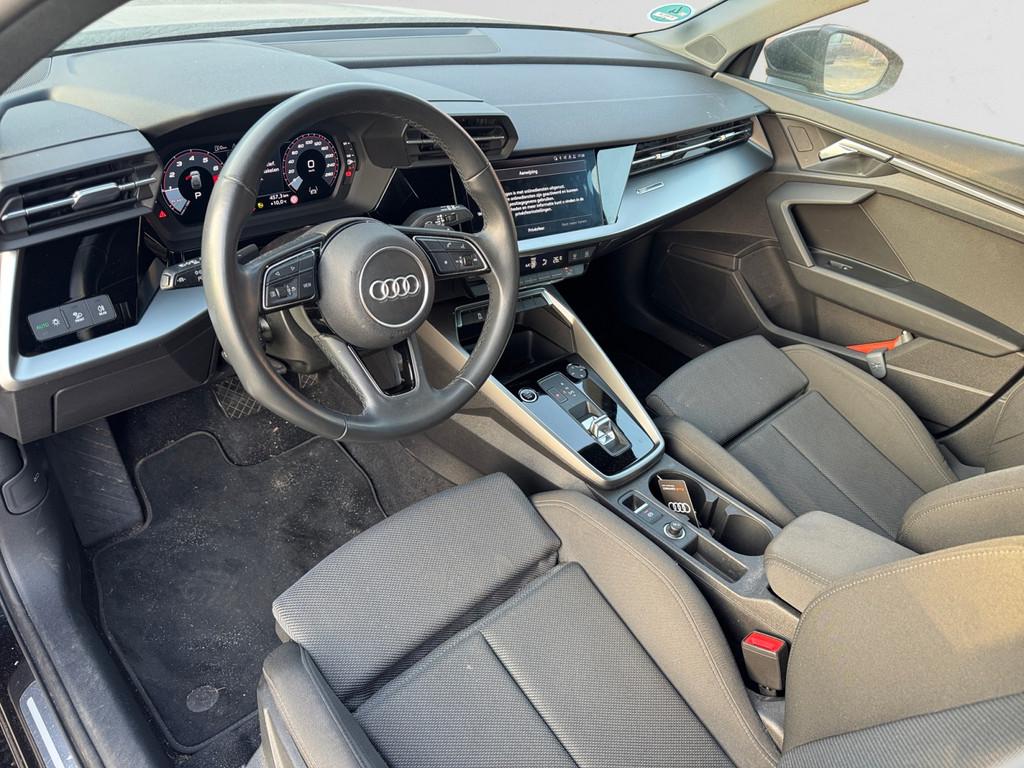 Audi A3 Sportback 30 TFSI Advanced edition Aut- Carplay, And, Stof, Gebruikt, Met garantie (alle), Origineel Nederlands
