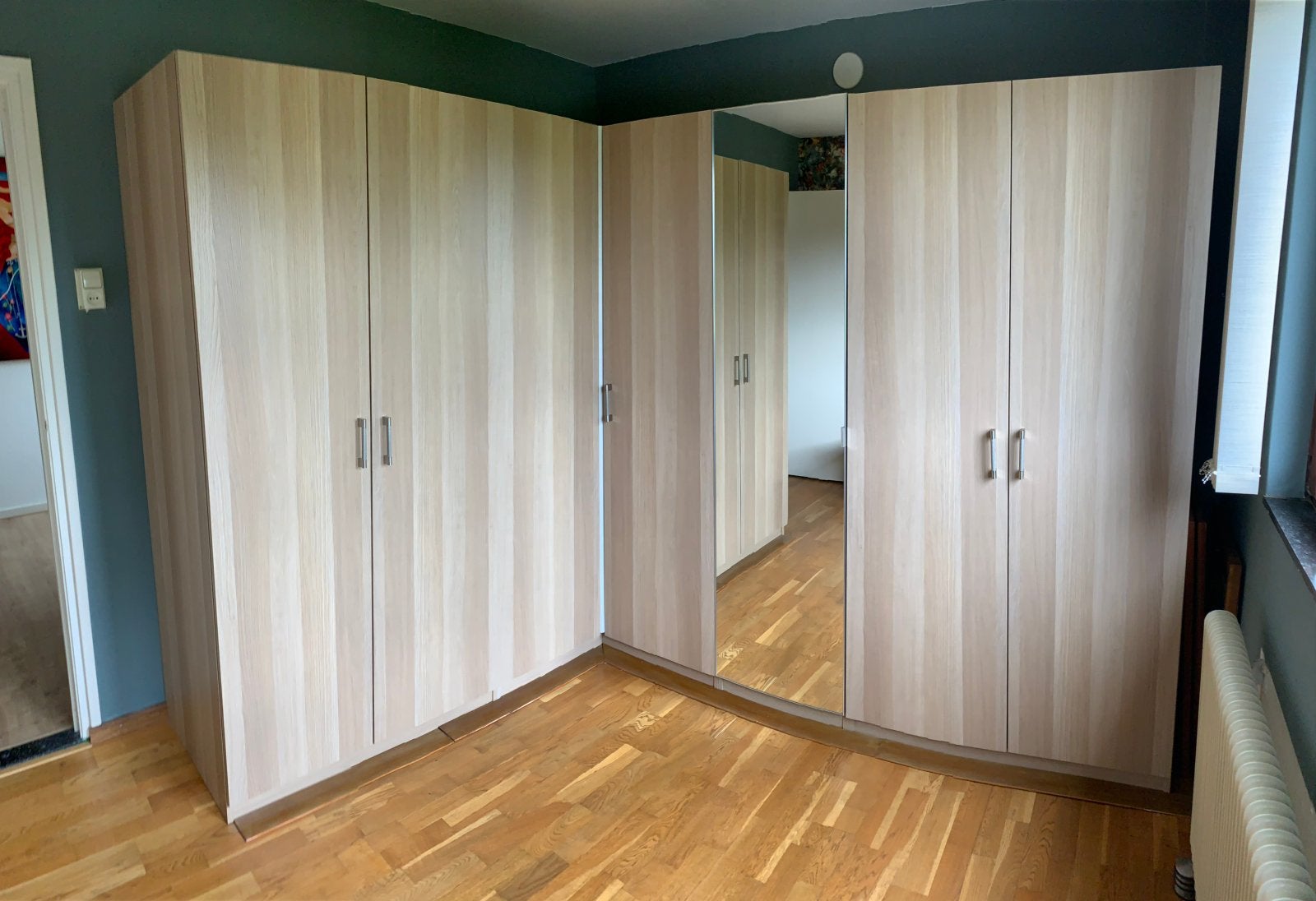 Ikea Pax hoekkast. Br. 200 / 250 cm. Hoog 200 cm. Diep 58 cm, Ophalen, Gebruikt, 200 cm of meer, 50 tot 100 cm