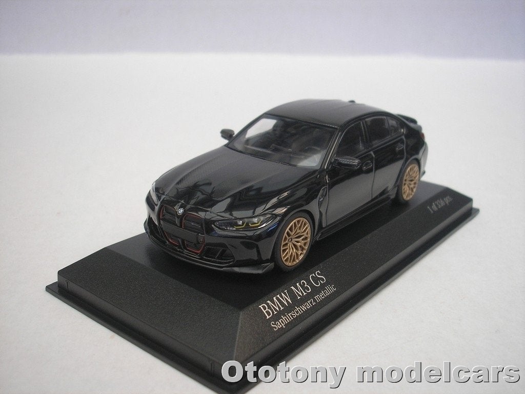 Bmw M3 CS 2023 Zwart Metallic 1/43 Minichamps, Ophalen of Verzenden, Nieuw, Auto, MiniChamps