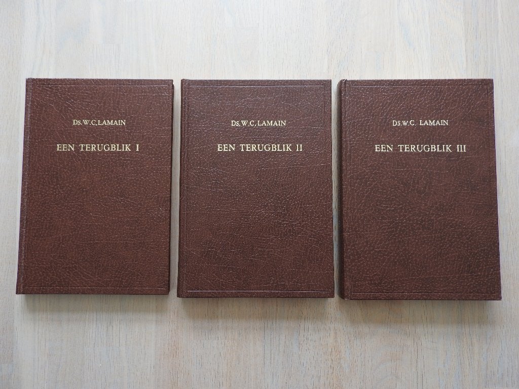 Ds. W.C. Lamain - Een terugblik - 3 delen, compleet, Boeken, Ophalen of Verzenden, Zo goed als nieuw