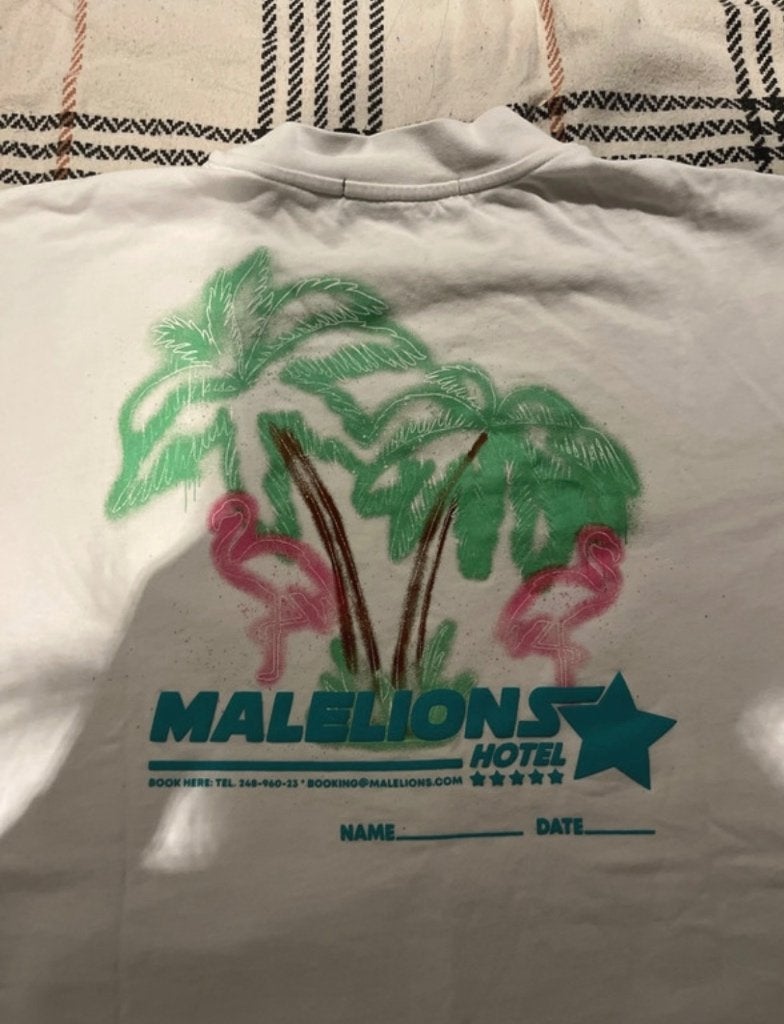 Stoer Malelions shirt xs, Wit, Malelions, Ophalen of Verzenden, Zo goed als nieuw