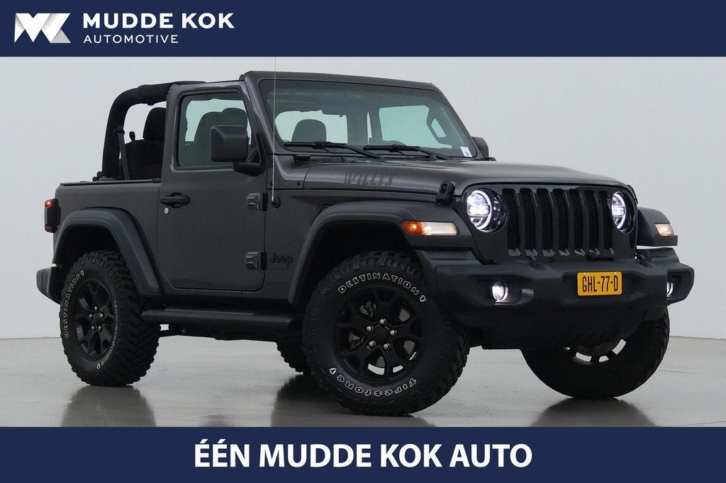 Jeep Wrangler 3.6T Willy's | Automaat | Trekhaak | Camera |, Automaat, Stof, Cabriolet, 4 stoelen