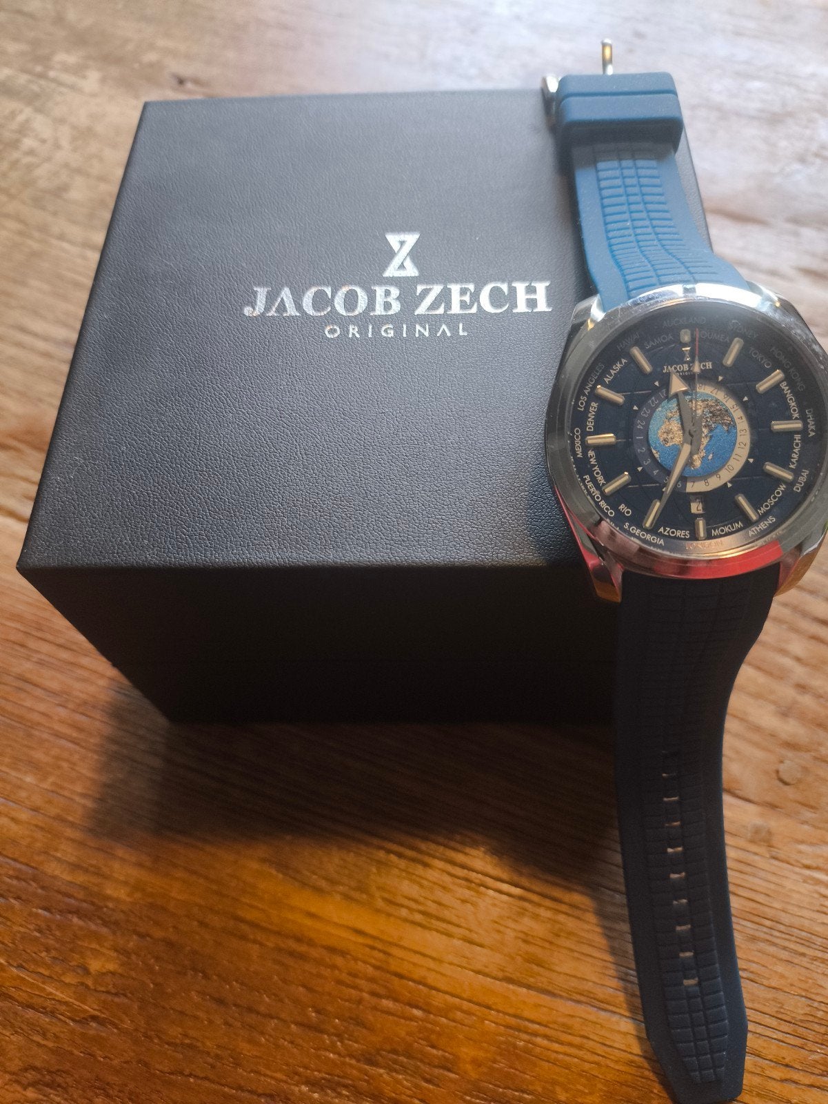 Jacob Zech Original Polshorloge met Wereldtijd Functie, Ophalen, Nieuw, Overige merken