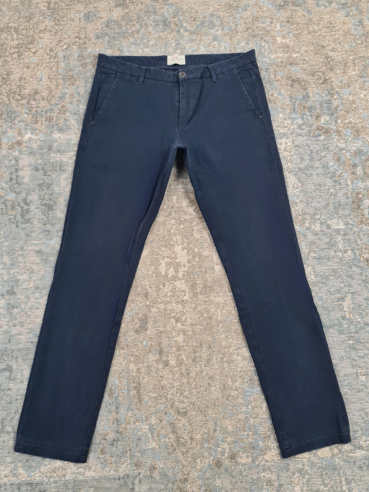 Cast Iron RISER chino W34 L32 Slim STRETCH Bronno3432 Blauw, Maat 52/54 (L), New Yorkstraat 50, 1175 RD Lijnden, https://www.justbrands.nl/klantenservice