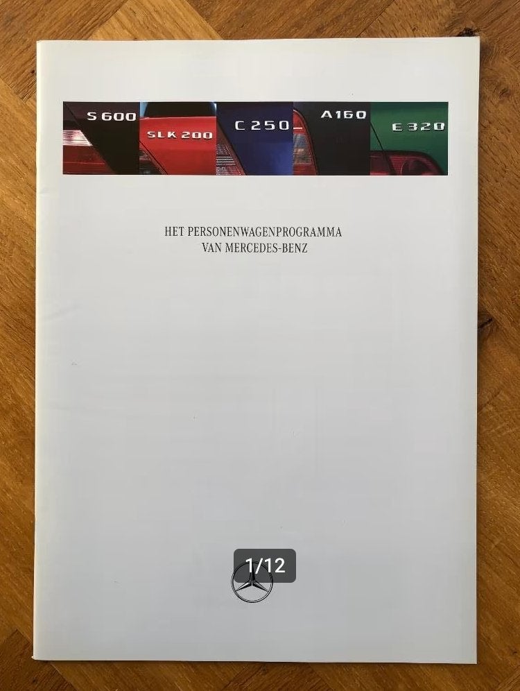 Het Personenwagenprogramma van Mercedes-Benz 1997, Verzenden, Nieuw, Mercedes, Mercedes-Benz