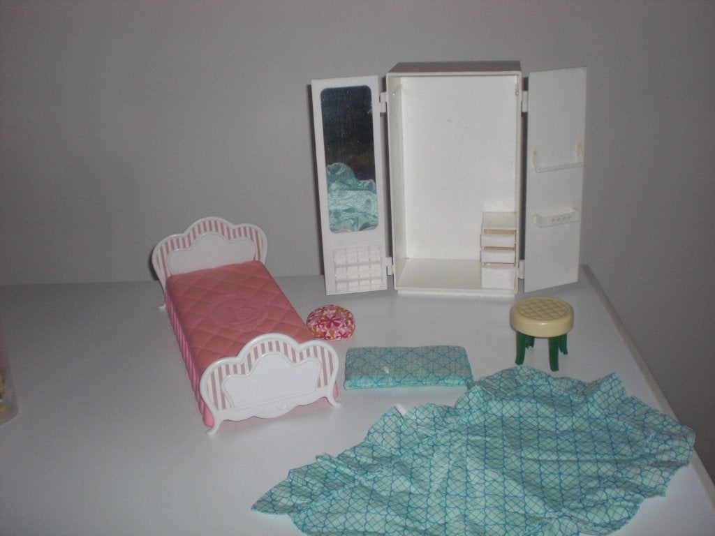 vintage sindy slaapkamer, Ophalen of Verzenden, Gebruikt, Overige typen