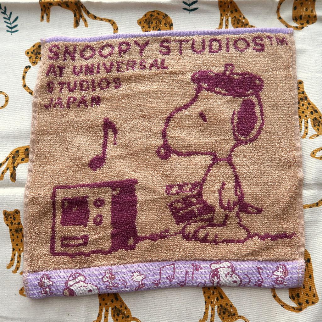 Snoopy Peanuts Strips Handdoekje van Universal Studios Japan, Verzenden, Snoopy, Nieuw, Gebruiksvoorwerp