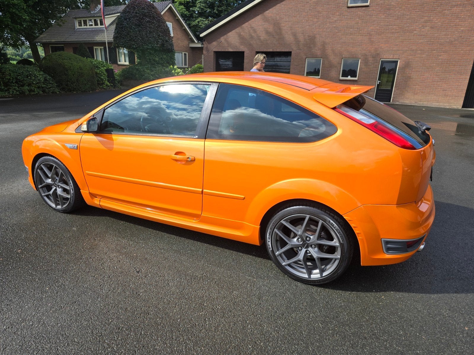 Ford Focus 2.5 20V ST Turbo 166KW 3D 2007 143000KM MOOI., Auto's, Ford, Stof, Overige kleuren, 2521 cc, Handgeschakeld