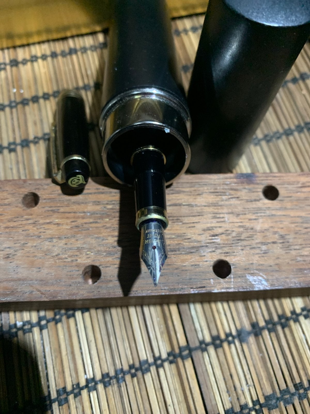 PEN MOUNTAIN MADE-IN GERMANY VINTAGE BLACK WITH GOLD, Ophalen of Verzenden