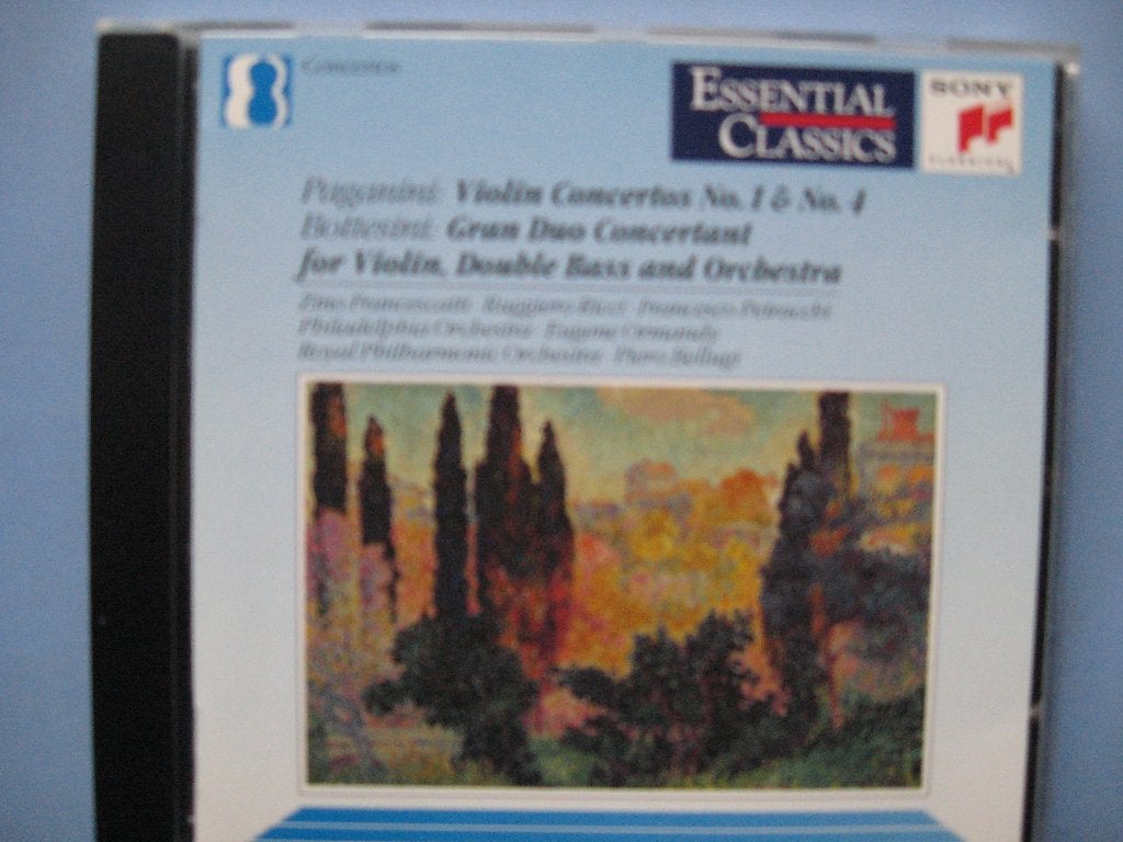 Paganini, vioolconcerten 1 & 4, Bottessini, Gebruikt, Ophalen of Verzenden, Romantiek, Orkest of Ballet